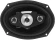 Колонки автомобильные Kicx DC 694MR 180Вт 90дБ 4Ом 16x24см (6x9дюйм) (ком.:2кол.) коаксиальные четырехполосные