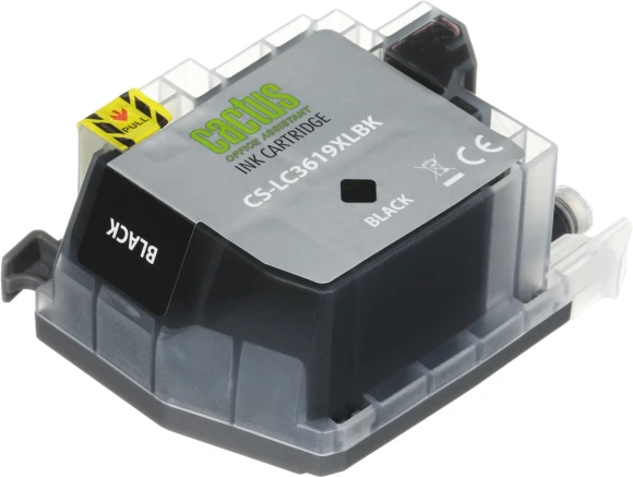 Картридж струйный Cactus CS-LC3619XLBK черный (68мл) для Brother MFC-J2330DW/J2730DW/J3530DW/J3930DW с чипом Картридж струйный Cactus CS-LC3619XLBK черный (68мл) для Brother MFC-J2330DW/J2730DW/J3530DW/J3930DW с чипом