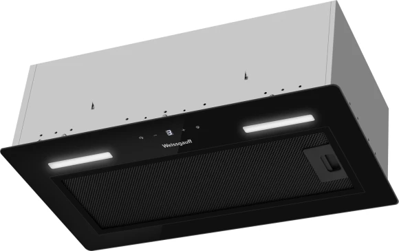 Вытяжка встраиваемая Weissgauff Box 850 Touch черный управление: сенсорное (1 мотор)