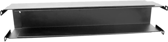 Кабельный органайзер Горизонтальный ЦМО ГКО-Щ-1-9005 щетки 1U шир.:19" глуб.:18.5мм