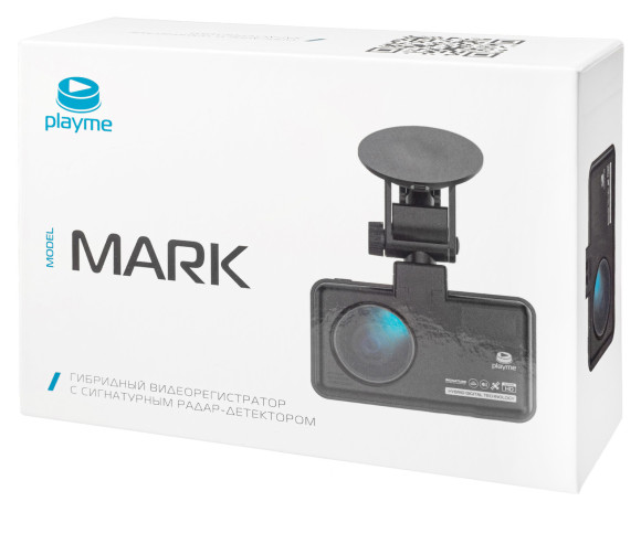 Видеорегистратор с радар-детектором Playme MARK GPS черный