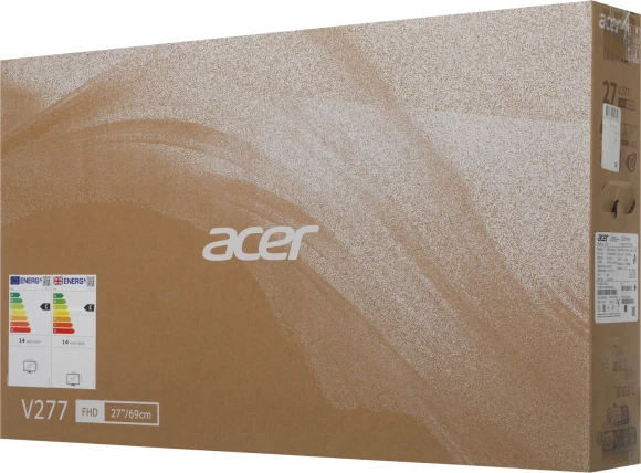 Монитор Acer 27" Vero V277Gbmix черный IPS LED 4ms 16:9 HDMI M/M матовая 250cd 178гр/178гр 1920x1080 120Hz FreeSync VGA FHD 3.64кг