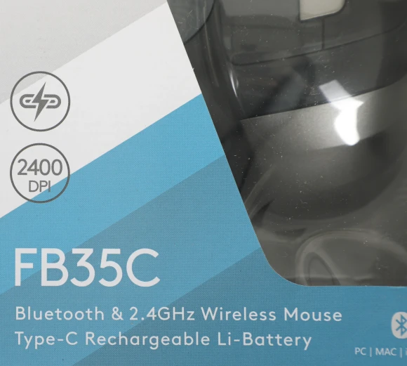 Мышь A4Tech Fstyler FB35C серый/черный оптическая 2000dpi беспров. BT/Radio USB 6but (FB35C SMOKY GREY)