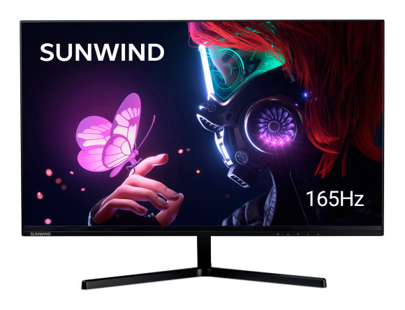 Монитор SunWind 23.8" SUN-M24BG110 черный VA LED 16:9 HDMI матовая 250cd 178гр/178гр 1920x1080 165Hz DP FHD USB 2.6кг Монитор SunWind 23.8" SUN-M24BG110 черный VA LED 16:9 HDMI матовая 250cd 178гр/178гр 1920x1080 165Hz DP FHD USB 2.6кг