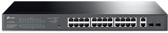 Коммутатор TP-Link JetStream TL-SG1428PE 26x1Гбит/с 2SFP 24PoE+ 250W управляемый