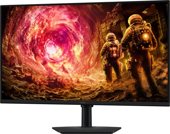 Монитор Samsung 32" Odyssey G5 S32FG502EIXCI черный Fast IPS LED 16:9 HDMI матовая HAS Piv 300cd 178гр/178гр 2560x1440 180Hz FreeSync DP QHD 4.9кг