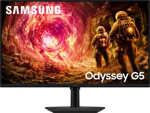 Монитор Samsung 32" Odyssey G5 S32FG502EIXCI черный Fast IPS LED 16:9 HDMI матовая HAS Piv 300cd 178гр/178гр 2560x1440 180Hz FreeSync DP QHD 4.9кг