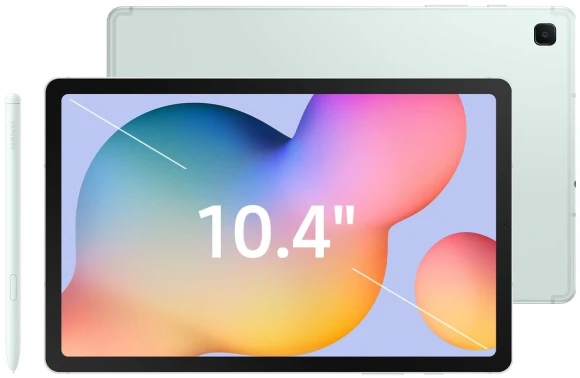 Планшет Samsung Galaxy Tab S6 Lite SM-P625 1280 (2.4) 8C RAM4Gb ROM128Gb 10.4" TFT 2000x1200 4G 1Sim Android 14 мятный 8Mpix 5Mpix BT WiFi microSD 1Tb 7040mAh