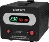 Стабилизатор напряжения Smartwatt AVR Tower 1000RF 1000ВА черный Стабилизатор напряжения Smartwatt AVR Tower 1000RF 1000ВА черный