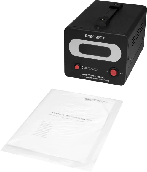 Стабилизатор напряжения Smartwatt AVR Tower 1000RF 1000ВА черный