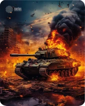 Коврик для мыши Cactus Burning tank рисунок 300x250x3мм (CS-MP-D04M) Коврик для мыши Cactus Burning tank рисунок 300x250x3мм (CS-MP-D04M)