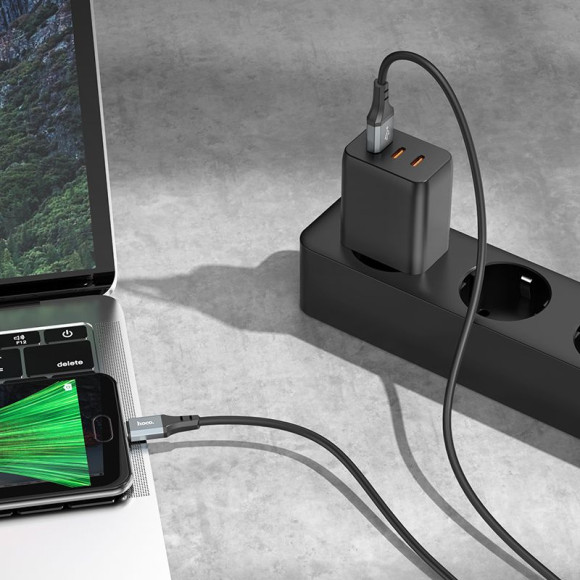 Кабель Hoco X92 Honest Micro USB (m)-micro USB (m) 3м черный коробка Кабель Hoco X92 Honest Micro USB (m)-micro USB (m) 3м черный коробка