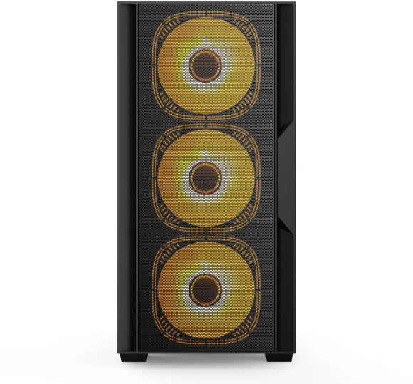 Корпус Accord ACC-ZCU1B черный без БП mATX 5x120mm 2xUSB3.0 1xUSB3.1 audio bott PSU