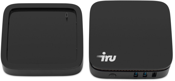 Неттоп IRU 110JLCN Cel N5105 (2) 8Gb SSD256Gb UHDG без ОС GbitEth WiFi BT 30W черный (1975163)