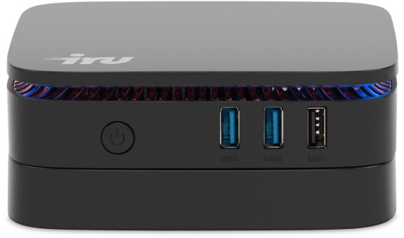 Неттоп IRU 110JLCN Cel N5105 (2) 8Gb SSD256Gb UHDG без ОС GbitEth WiFi BT 30W черный (1975163)