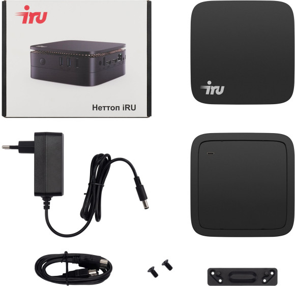 Неттоп IRU 110JLCN Cel N5105 (2) 8Gb SSD256Gb UHDG без ОС GbitEth WiFi BT 30W черный (1975163)