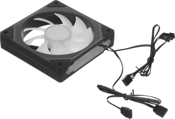 Вентилятор для корпуса Formula Floe 12BK ARGB 120х120x25 черный 4-pin 26.8дБ (FLOE 12BK ARPW) Ret
