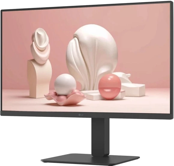 Монитор LG 27" 27BA65QB-B черный IPS LED 16:9 HDMI M/M матовая HAS Piv 1000:1 350cd 178гр/178гр 2560x1440 100Hz DP 2K 7кг