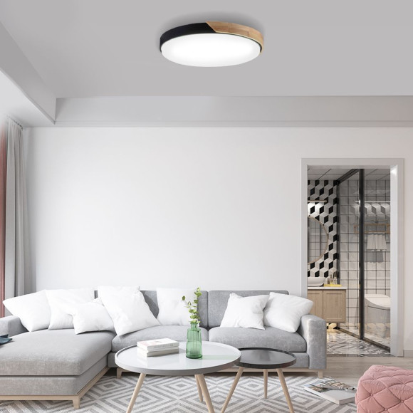 Светильник Hiper Wood H823-0 наст.-потол. 3000/4000/6000K рубин./дерево Светильник Hiper Wood H823-0 наст.-потол. 3000/4000/6000K рубин./дерево