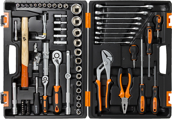 Набор инструментов Вихрь 73/6/7/4 76 предметов (жесткий кейс)