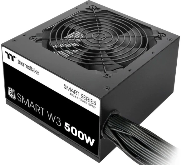 Блок питания Thermaltake ATX 500W Smart W3 Gen.5 80+ white (20+4pin) APFC 120mm fan 5xSATA RTL