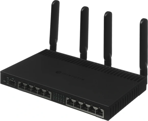 Роутер беспроводной MikroTik RB4011iGS+5HacQ2HnD-IN AC2000 10/100/1000BASE-TX/SFP+ черный