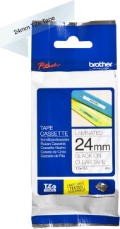 Картридж ленточный Brother TZE151 черный на прозрачном 24x8 черный для Brother P-Touch Картридж ленточный Brother TZE151 черный на прозрачном 24x8 черный для Brother P-Touch