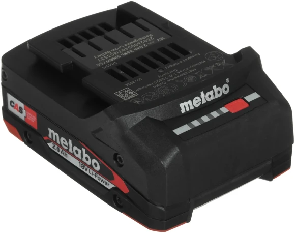 Батарея аккумуляторная Metabo Li-Power 18В 2Ач Li-Ion (625026000) Батарея аккумуляторная Metabo Li-Power 18В 2Ач Li-Ion (625026000)
