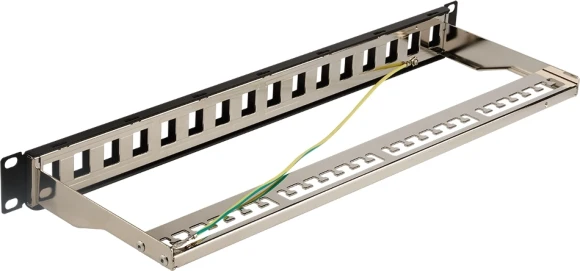 Патч-панель наборная Lanmaster LAN-PPN16OK-STP 19" 1U 16x FTP Патч-панель наборная Lanmaster LAN-PPN16OK-STP 19" 1U 16x FTP