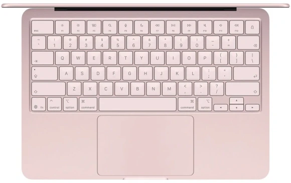 Ноутбук Apple MacBook Neo A3404 A18 Pro 6 core 8Gb SSD512Gb/5 core GPU 13" IPS (2408x1506) macOS pink WiFi BT Cam (MHFJ4HN/A)