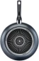 Сковорода Tefal Force 4218922 круглая 22см покрытие: Titanium ручка несъемная (с крышкой) черный (9100048320)