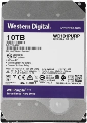 Жесткий диск WD SATA-III 10TB WD101PURP Surveillance Purple Pro (7200rpm) 256Mb 3.5" Жесткий диск WD SATA-III 10TB WD101PURP Surveillance Purple Pro (7200rpm) 256Mb 3.5"