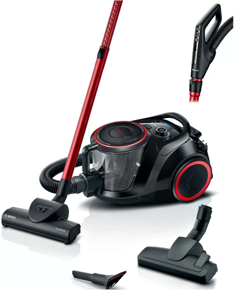 Пылесос Bosch BGS41POW1 700Вт черный/красный Пылесос Bosch BGS41POW1 700Вт черный/красный