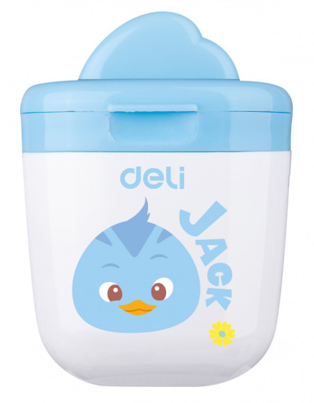 Точилка для карандашей ручная Deli ER01300 1 отверстие пластик ассорти дисплей