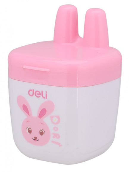 Точилка для карандашей ручная Deli ER01300 1 отверстие пластик ассорти дисплей