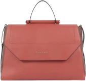 Деловая сумка женская Piquadro Circle BD6778W92/AZ3 с отделением для ноутбука 14" голубая натур.кожа