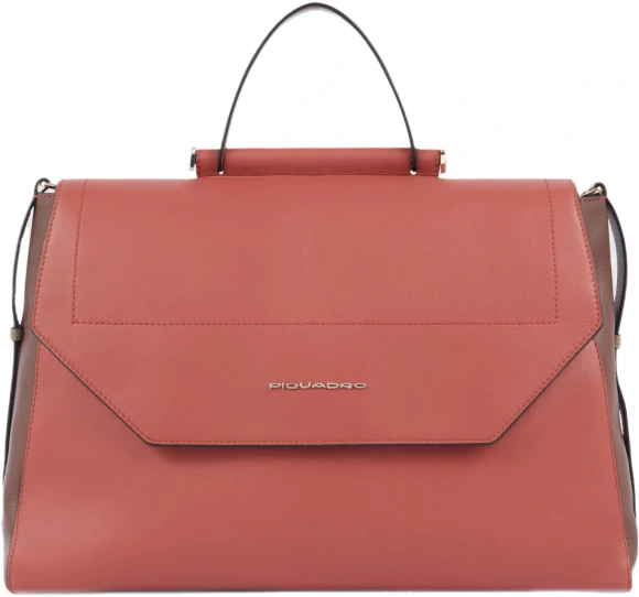 Деловая сумка женская Piquadro Circle BD6778W92/AZ3 с отделением для ноутбука 14" голубая натур.кожа