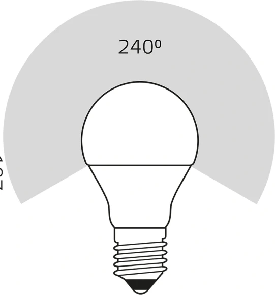 Лампа светодиодная Gauss Elementary A60 10Вт цок.:E27 груша 220B св.свеч.бел.теп. (упак.:1шт) (23210)