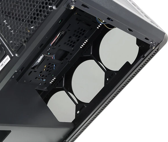 Корпус Accord JP-X черный без БП ATX 6x120mm 2xUSB2.0 1xUSB3.0 audio bott PSU