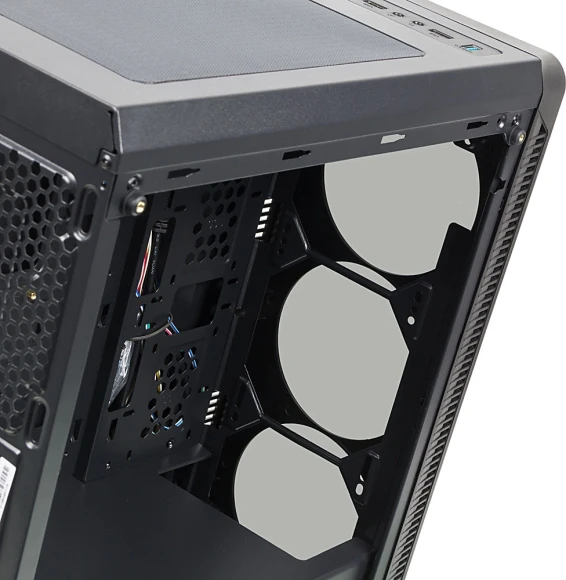 Корпус Accord JP-X черный без БП ATX 6x120mm 2xUSB2.0 1xUSB3.0 audio bott PSU