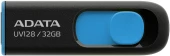 Флеш Диск A-Data 32Gb DashDrive UV128 AUV128-32G-RBE USB3.0 черный/синий Флеш Диск A-Data 32Gb DashDrive UV128 AUV128-32G-RBE USB3.0 черный/синий
