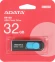 Флеш Диск A-Data 32Gb DashDrive UV128 AUV128-32G-RBE USB3.0 черный/синий