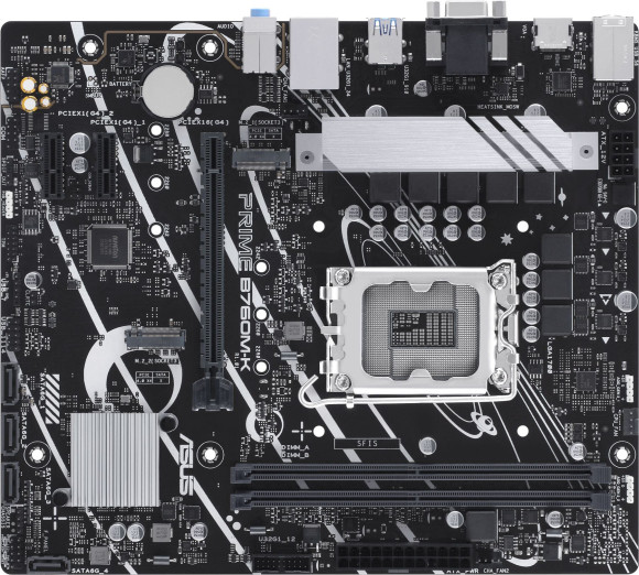Материнская плата Asus PRIME B760M-K Soc-1700 Intel B760 2xDDR5 mATX AC`97 8ch(7.1) GbLAN RAID+VGA+HDMI Материнская плата Asus PRIME B760M-K Soc-1700 Intel B760 2xDDR5 mATX AC`97 8ch(7.1) GbLAN RAID+VGA+HDMI