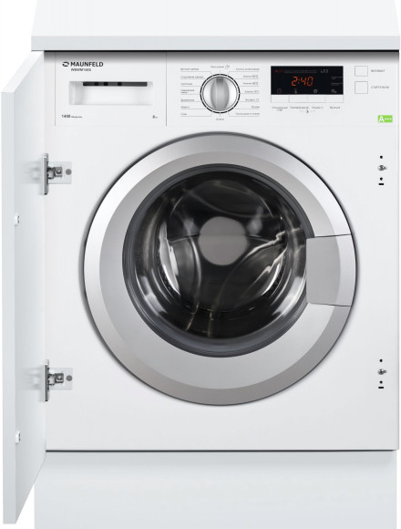 Стиральная машина Maunfeld MBWM148S класс:A+++ загрузка до 8кг отжим:1400об/мин белый инвертер Стиральная машина Maunfeld MBWM148S класс:A+++ загрузка до 8кг отжим:1400об/мин белый инвертер