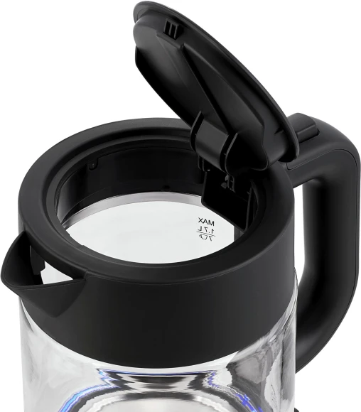 Чайник электрический Hyundai HYK-G7707 1.7л. 2200Вт графит корпус: стекло