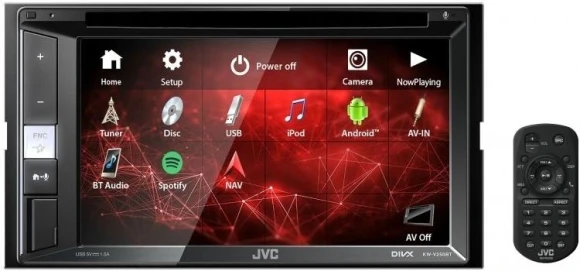 Автомагнитола JVC KW-V250BTM 2DIN 4x50Вт v3.0 DSP 6.2" 3 ПДУ RDS Автомагнитола JVC KW-V250BTM 2DIN 4x50Вт v3.0 DSP 6.2" 3 ПДУ RDS