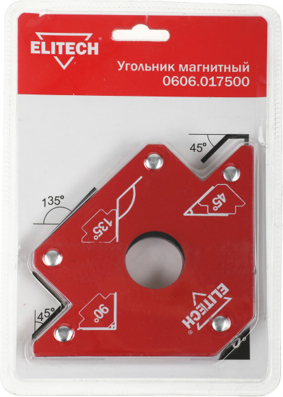 Магнитный угольник Elitech 0606.017500 (195307)