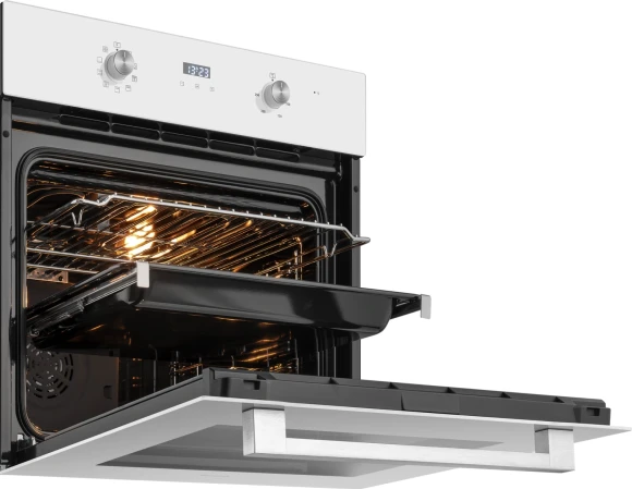 Духовой шкаф Электрический Weissgauff EOM 698 PDW Telescopic & Catalytic белый