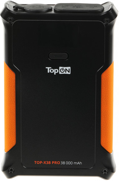 Мобильный аккумулятор TopON TOP-X38PRO 38000mAh QC3.0/PD3.0 160W 3A черный/оранжевый (103362) Мобильный аккумулятор TopON TOP-X38PRO 38000mAh QC3.0/PD3.0 160W 3A черный/оранжевый (103362)