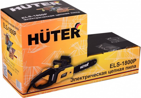 Цепная пила Huter ELS-1800P от сети 1800Вт дл.шины:14" (35cm) (70/10/5)